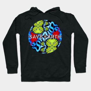 Save Earth Global Warming Climate Change Go Green Earth Day Hoodie